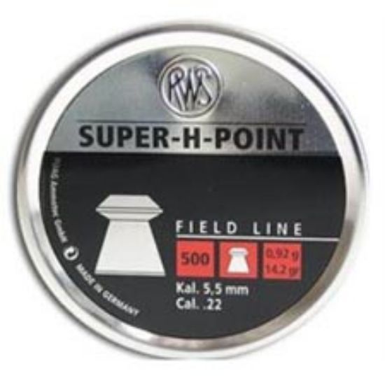 Picture of RWS Super H Point 22 Pest Control Air Rifle Lead Pellets