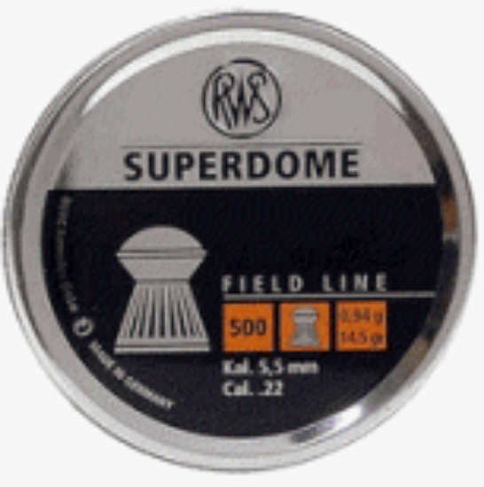 Picture of RWS SuperDome .177 Caliber Lead Pellets x10 
