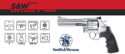 Picture of S & W 629 5" 177 Pellet Revolver