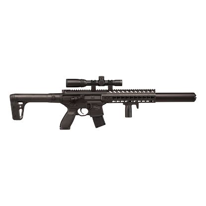 Picture of Sig Sauer MCX Black With Sig 20R 1-4x24 Scope Semi Auto Lead Pellet Air Rifle