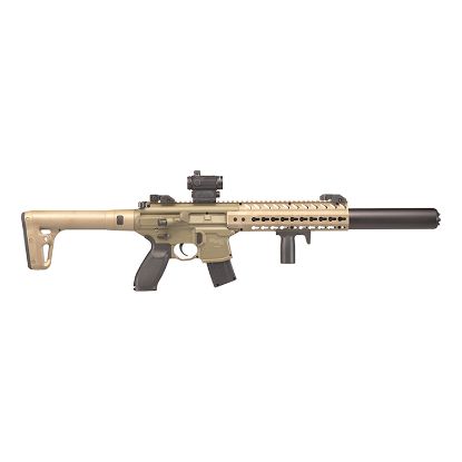 Picture of Sig Sauer MCX FDE With Sig 20R Red Dot Semi Auto Lead Pellet Air Rifle