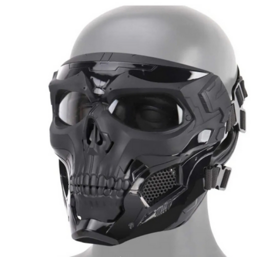 Picture of Skull Messenger Airsoft Mask Black