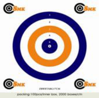 Picture of SMK RWB 14cm Card Targets Pack of 100