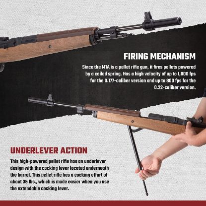 Picture of Springfield Armoury M1A Underlever Spring Powered Air Rifle