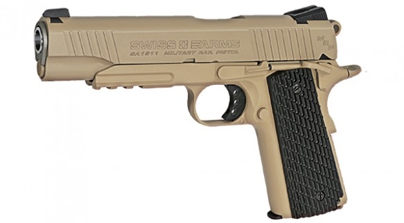 Swiss Arms Colt 1911 Military Rail Gun Heavy Weight 4.5mm Air Pistol ...