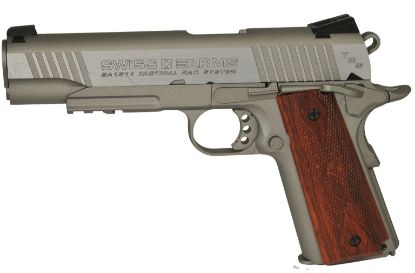 Picture of Swiss Arms Colt 1911 Military Rail Gun Heavy Weight 4.5mm Air Pistol