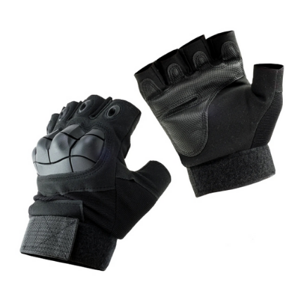 Picture of Trimex Protective Fingerless Gloves Black Large