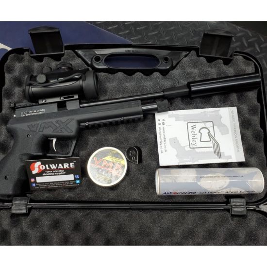 Webley VMX rat buster kit, xmx Co2 Pistol kit.. Solware Ltd.