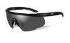 Picture of Wiley X Saber Advanced Shooting Glasses Grey Lens Black Frame