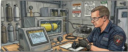 Picture of Air Cylinder Bottle Testing