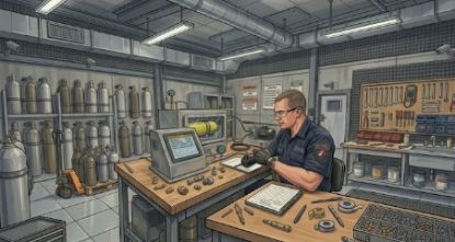 Picture of Air Cylinder Bottle Testing