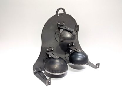 Picture of Ding Dong Targets Large Triple Bell Shape Bell Target
